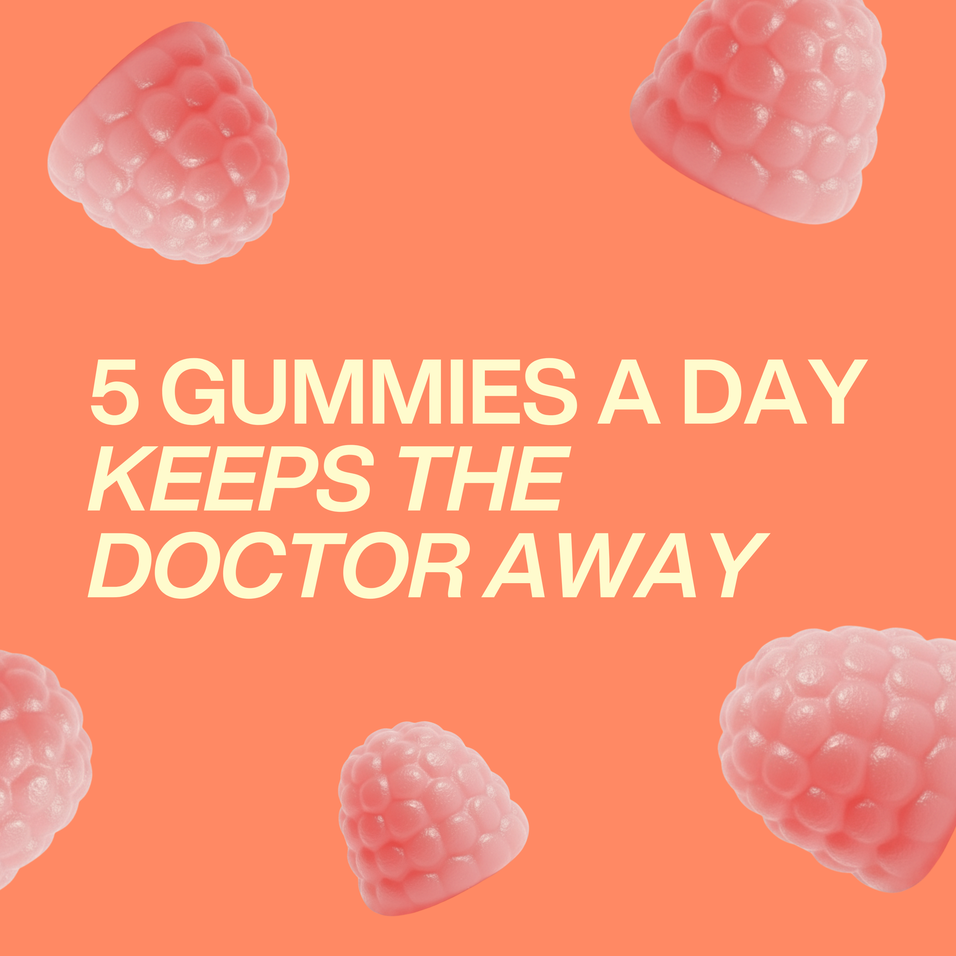 Sour Peach - TinyTonics® Creatine Gummies