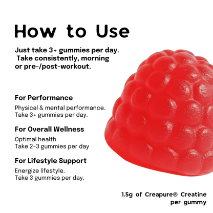 TinyTonics® Creatine Gummies