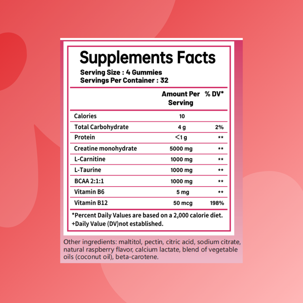 Creatine Gummies Monohydrate 